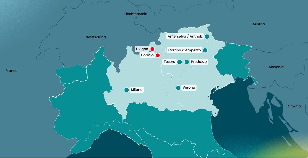 MAPPA MILANO CORTINA